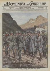 The Living Booty, an Interrogation of Austrian Prisoners Just Captured on the Karst